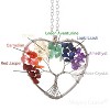 Maya's Grace 7 Chakra Tree of Life Pendant Necklace with Natural Gemstones - 2 of 4