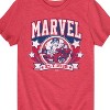 Boys' - Marvel - Collegiate Americana Short Sleeve Graphic T-Shirt - 2 of 4