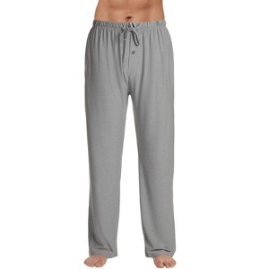 #followme Super Soft Men's Knit Pajama Pants with Pockets - Mens PJ Bottoms - 1 of 3