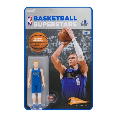 NBA Dallas Mavericks 3.75" ReAction Action Figure - Kristaps Porzingis