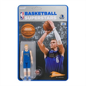 NBA Dallas Mavericks 3.75" ReAction Action Figure - Kristaps Porzingis - 1 of 3