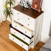 spanspace 7 Drawers Tall Dressers for Bedroom, 44" Wood Chest of Drawers with Metal Handle, Farmhouse Dresser for Living Room, Hallway, Gray. - 4 of 4