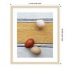 Amanti Art Eggs on Ochre Napkin by Tania Soderman Wood Framed Wall Art Print - 3 of 4