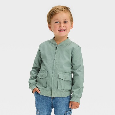 OshKosh B'gosh Toddler Boys' Bomber Jacket - Olive Green 2T