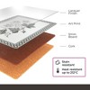 Pimpernel Heritage Placemats - Set of 4, Leafy Grey & White Design, Cork Backing for Durability, Easy to Clean, Heat Resistant for Dining Tables - 4 of 4