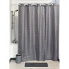 Evideco French Home Goods Hookless Shower Curtain 79" L x 71" W Cubic Pattern - 2 of 4