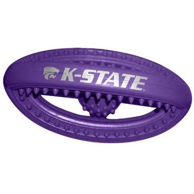 Multipet Dog Zone NCAA Grubber Football Dog Toy - Kansas State University Purple Edition
