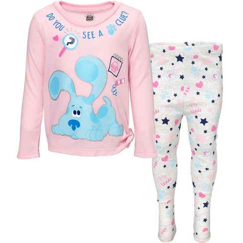 Blue's Clues & You! Girls Graphic T-shirt And Leggings Outfit Set : Target