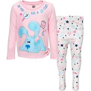 Blue's Clues & You! Girls Graphic T-Shirt and Leggings Outfit Set 