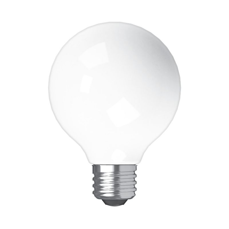 GE 2pk 5.5W 60W Equivalent Relax LED HD Globe Light Bulbs Soft White, 1 of 5