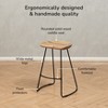 MH London Ember 26" Saddle Seat Solid Wood and Metal Counter Bar Stool - 2 of 4