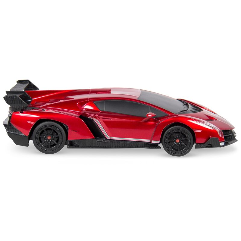 Best Choice Products 1/24 Officially Licensed RC Lamborghini Veneno Sport Racing Car w/ 2.4GHz Remote Control, 3 of 7