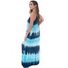Riviera Sun Womens Maxi Dress  Tie Die Spaghetti Strap Long Sundress  Summer Dresses - 2 of 3