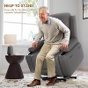 GAOMON PU Leather Power Lift Recliner Chair with Massage and Heat, Adjustable Furniture for Back, Legs w/ 3 Positions - 2 of 4