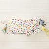 50"x60" Holiday Sprinkles Fuzzy Kids' Throw Blanket White - Pillowfort™ - 2 of 3