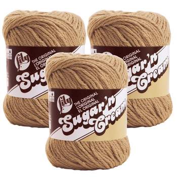 Lily Sugar'n Cream Cotton Cone Yarn, 14 Oz, Soft Ecru, 1 Cone 