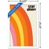 Trends International Hey Happy - Stay Groovy Framed Wall Poster Prints - 3 of 4