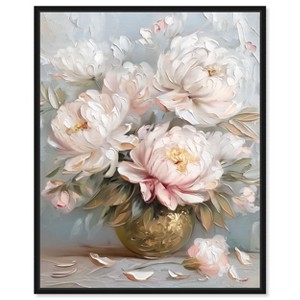 Art Remedy Tender Pink Swirl Elegant Florals Framed - 1 of 4