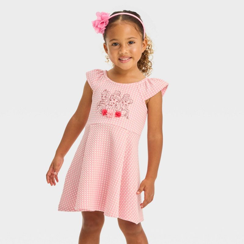 Toddler Girls&#39; Disney Princess A-Line Dress - Pink, 1 of 7