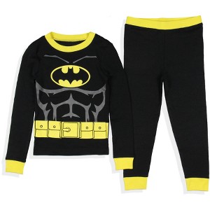DC Comics Toddler Boys' Superhero Tight Fit Multiple Styles Sleep Pajama Set - 1 of 4