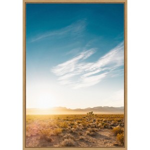 Amanti Art Nevada Desert Sunrise by Bethany Young Canvas Wall Art Print Framed - 1 of 4
