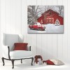 Courtside Market Truck Full of Sleds 30x40 Gallery-Wrapped Canvas - 2 of 4