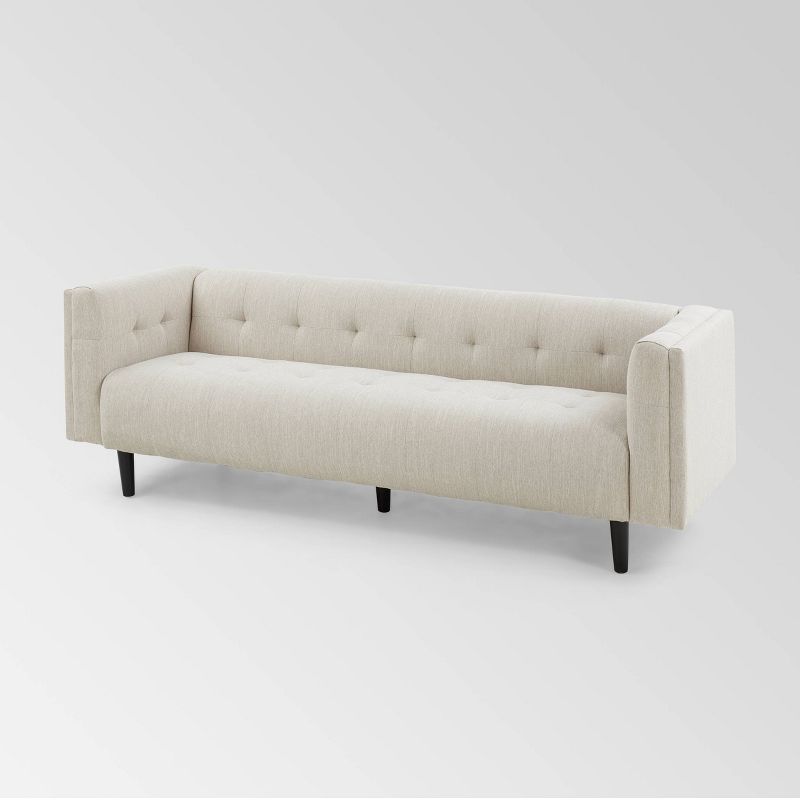 Ludwig Mid Century Modern Upholstered Tufted Sofa - Christopher Knight Home, 1 of 8