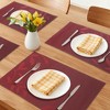 REGALWOVEN Farmhouse Placemats Set of 8 Woven Placemats for Dining Table Decor Indoor Washable Kitchen Table Mat - 2 of 4