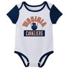 NCAA Virginia Cavaliers Infant Boys' 3pk Bodysuit - 3 of 4