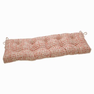 Outdoor/Indoor Tufted Bench/Swing Cushion Alauda - Pillow Perfect - 1 of 4