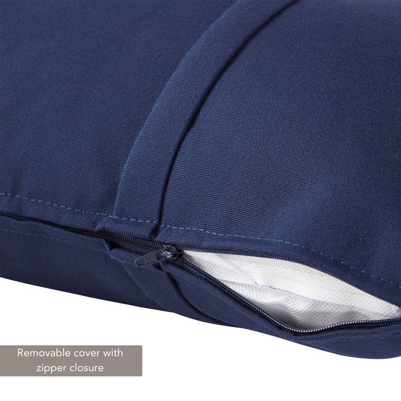 Kensington Garden 2pk 21"x41" Sunbrella Rectangular Outdoor Lumbar Pillows, 4 of 7