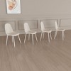 NicBex Dining Chairs Set of 4 with Linen Padded and for Living Room,Meeting Room,Bedroom - 2 of 4