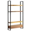 vidaXL Bookshelf 118x30x200 cm Solid Reclaimed Wood - 4 of 4