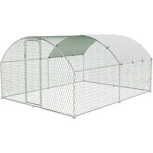 Acekool Walk-In Chicken Run - Spacious 10'x13' Outdoor Coop with Roof - 1 of 4
