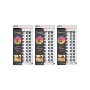 KISS Products imPRESS Press-On False Eyelashes - Wispy - 90ct - 1 of 4