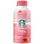 Starbucks Pink Drink Strawberry Acai + Coconut Milk - 14 fl oz Bottle