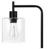 Monarch Specialties Lighting 20inchH Table Lamp Usb Port Included Black Metal Glass Shade Modern - 4 of 4