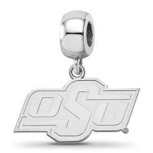 Black Bow Jewelry Sterling Silver Oklahoma State Cowboys NCAA Bead Charm - 1 of 4