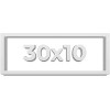 PosterPalooza | Panoramic Slim Profile White Picture Frame - UV Acrylic, Foam Board Backing, Hanging Hardware - 2 of 4