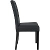 Modway Confer Dining Side Chair Vinyl Set of 2 Black - 3 of 3