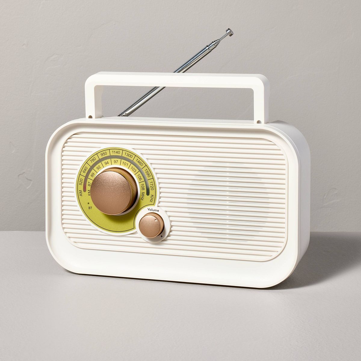 Portable Radio Sour Cream/Brass - Hearth & Hand™ with Magnolia - thumbnail 3