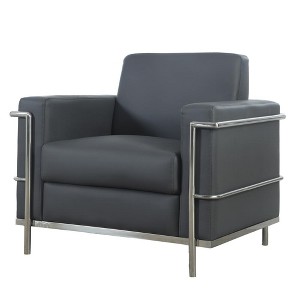 Best Master Furniture,Furniture Sherry 36" Modern Faux Leather Accent Chair - 1 of 1