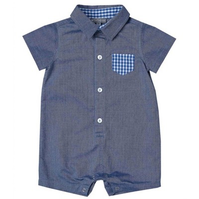 Boy's Boys' Pocket Detail Romper - Petit Confection