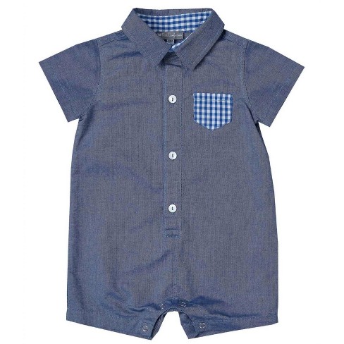 Boy's Boys' Pocket Detail Romper - Petit Confection - image 1 of 1