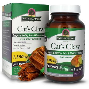 Nature's Answer Cat's Claw Vegetarian Capsules 1350mg, 90 Ct - 1 of 4