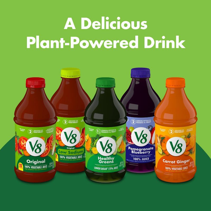 V8 Original 100% Vegetable Juice - 64 fl oz Bottle, 5 of 15