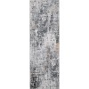 Abstract Runner Rug - Washable non-slip foldable carpet with low pile for high-traffic areas - 3 of 4
