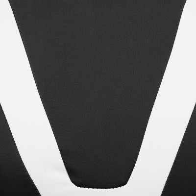 X30 Black Multi-Colored Leather Gaming Chair with Footrest