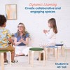 ECR4Kids Bentwood Stackable Stools, 6-Piece - 4 of 4
