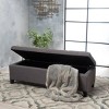 GlasFlength Ottomans and Benches Foot Rest Bedroom Bench Storage Ottoman Bench Upholstered Bench for Living Room, Gray, 50.75"*19.25"*16.25" - 2 of 4
